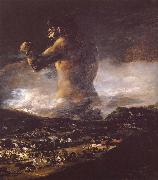 Francisco Goya Colossus oil painting